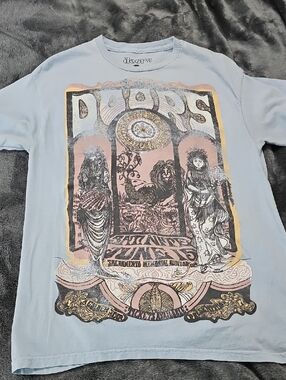 The Doors Graphic Short Sleeve Tee - Light Blue